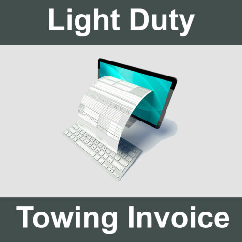 Light Duty Towing Invoice